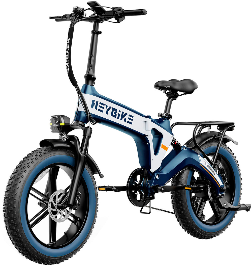 Heybike - Tyson Foldable E-bike w/ 55mi Max Operating Range & 28 mph Max Speed - Blue_1