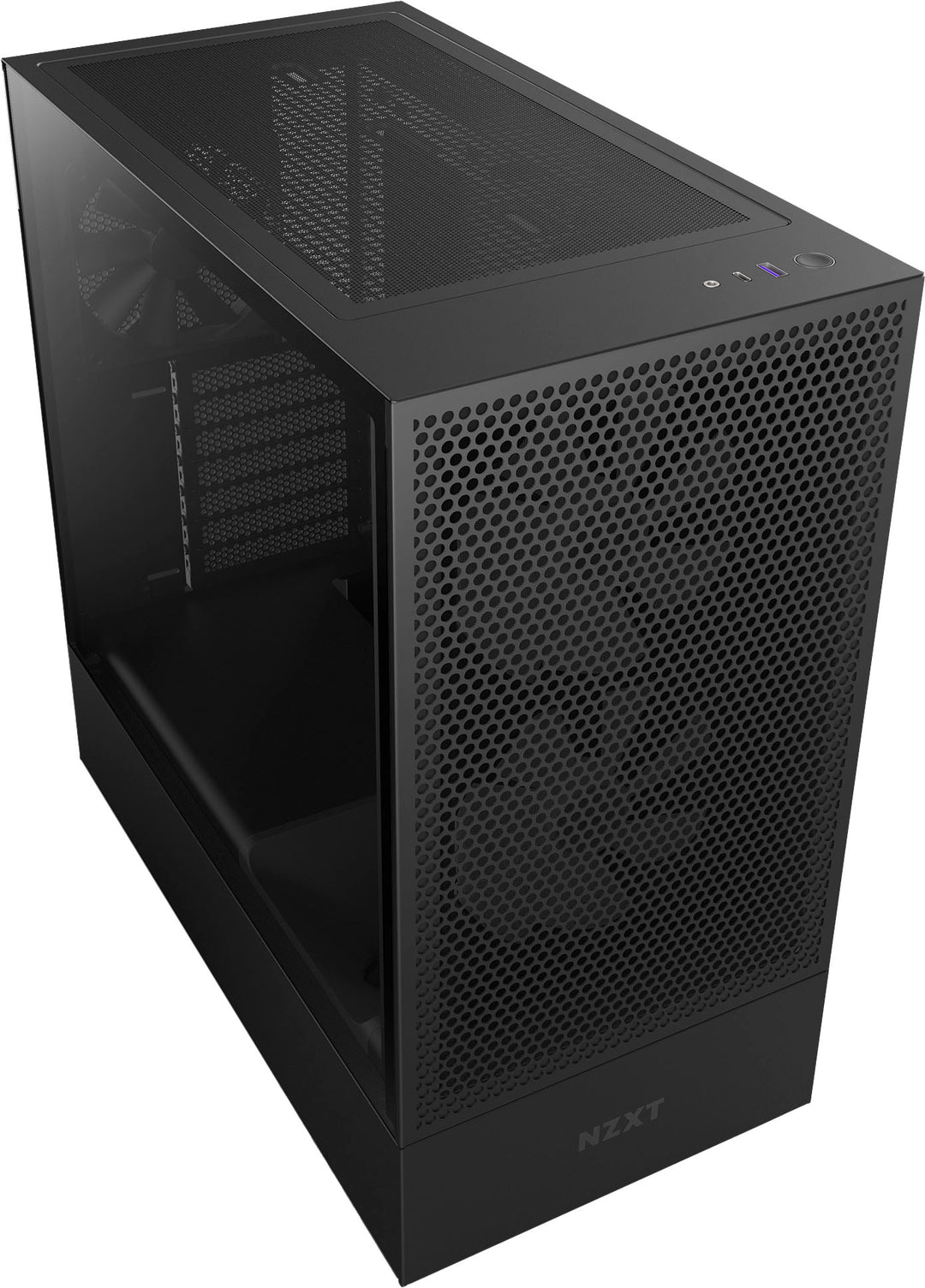 NZXT - H5 Flow RGB ATX Mid-Tower Case with RGB Fans - Black_4