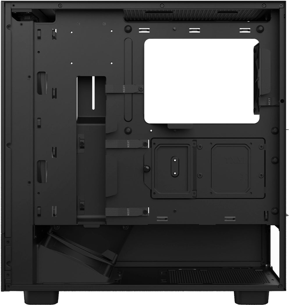 NZXT - H5 Flow RGB ATX Mid-Tower Case with RGB Fans - Black_1