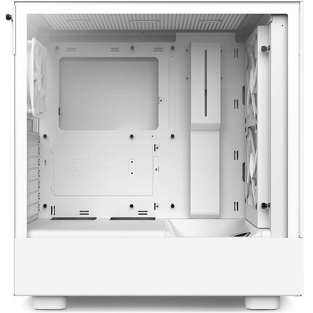 NZXT - H5 Flow RGB ATX Mid-Tower Case with RGB Fans - White_5