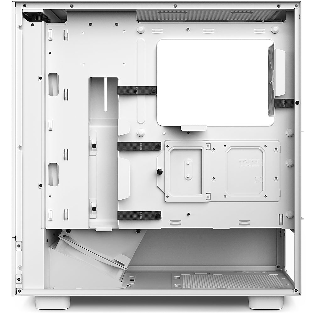NZXT - H5 Flow RGB ATX Mid-Tower Case with RGB Fans - White_1