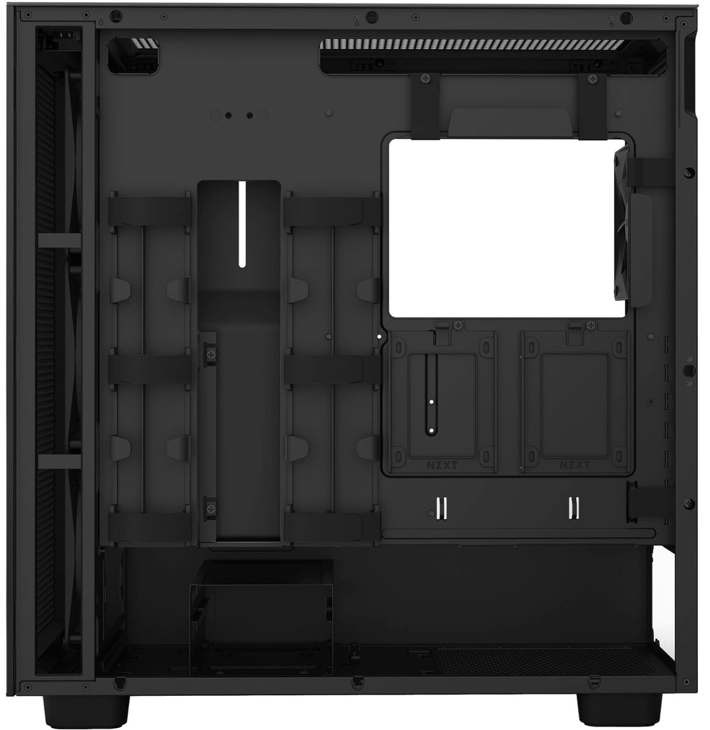 NZXT - H7 Flow RGB ATX Mid-Tower Case with RGB Fans - Black_1