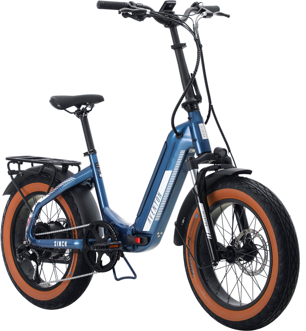 Aventon - Sinch.2 Foldable Ebike w/ 55 miles Max Operating Range and 20 mph Max Speed - One size - Sapphire_1