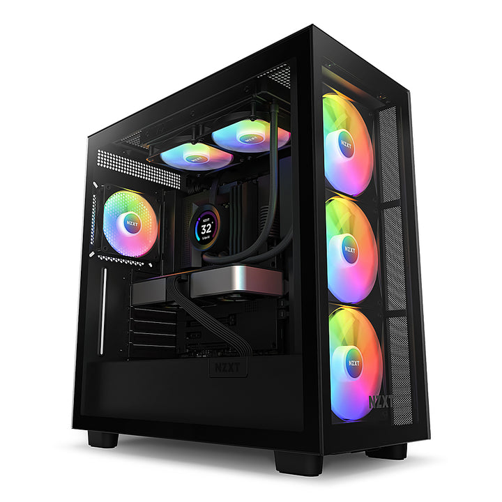 NZXT - Kraken Elite 240 - 120mm Fans + AIO 240mm Radiator Liquid Cooling System with 2.36" wide-angle LCD display and RGB Fans - Black_2