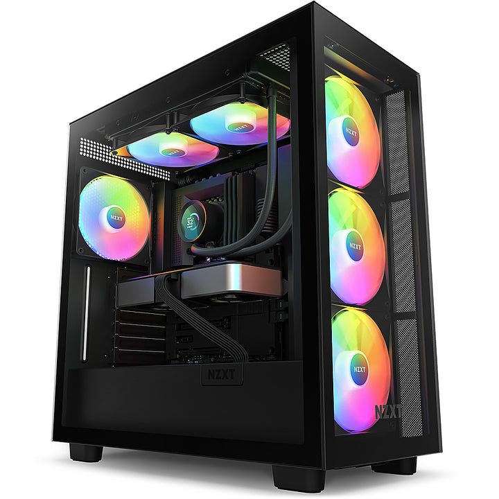 NZXT - Kraken 280 - 140mm Fans + AIO 280mm Radiator Liquid Cooling System with 1.54" LCD display and RGB Fans - Black_3