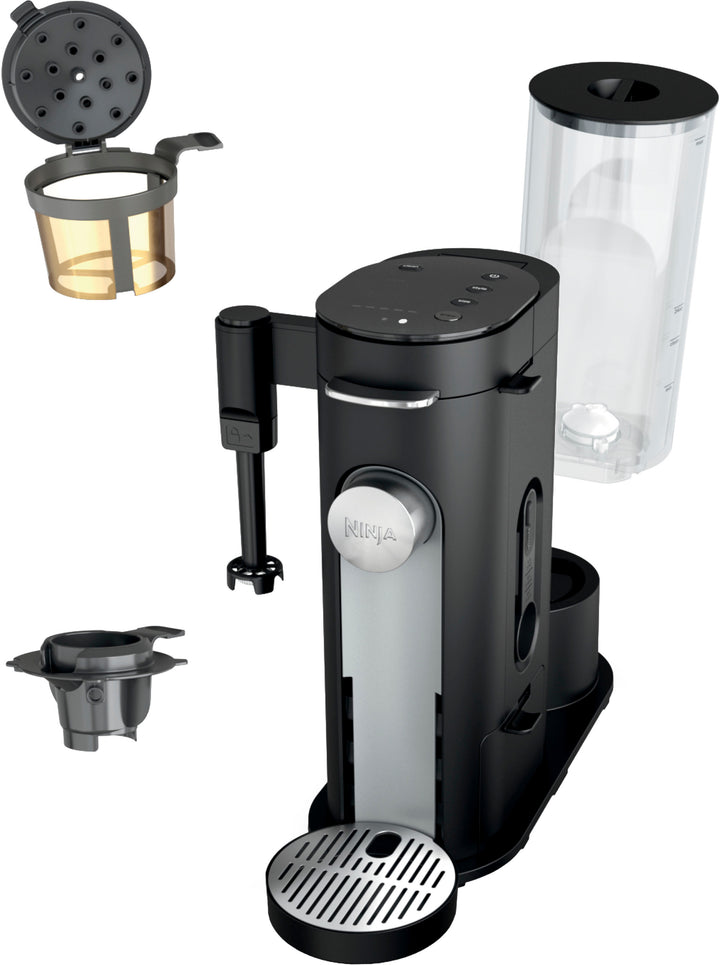 Ninja - Pods & Grounds Specialty Single-Serve Coffee Maker, K-Cup Pod Compatible with Built-In Milk Frother - Black_6