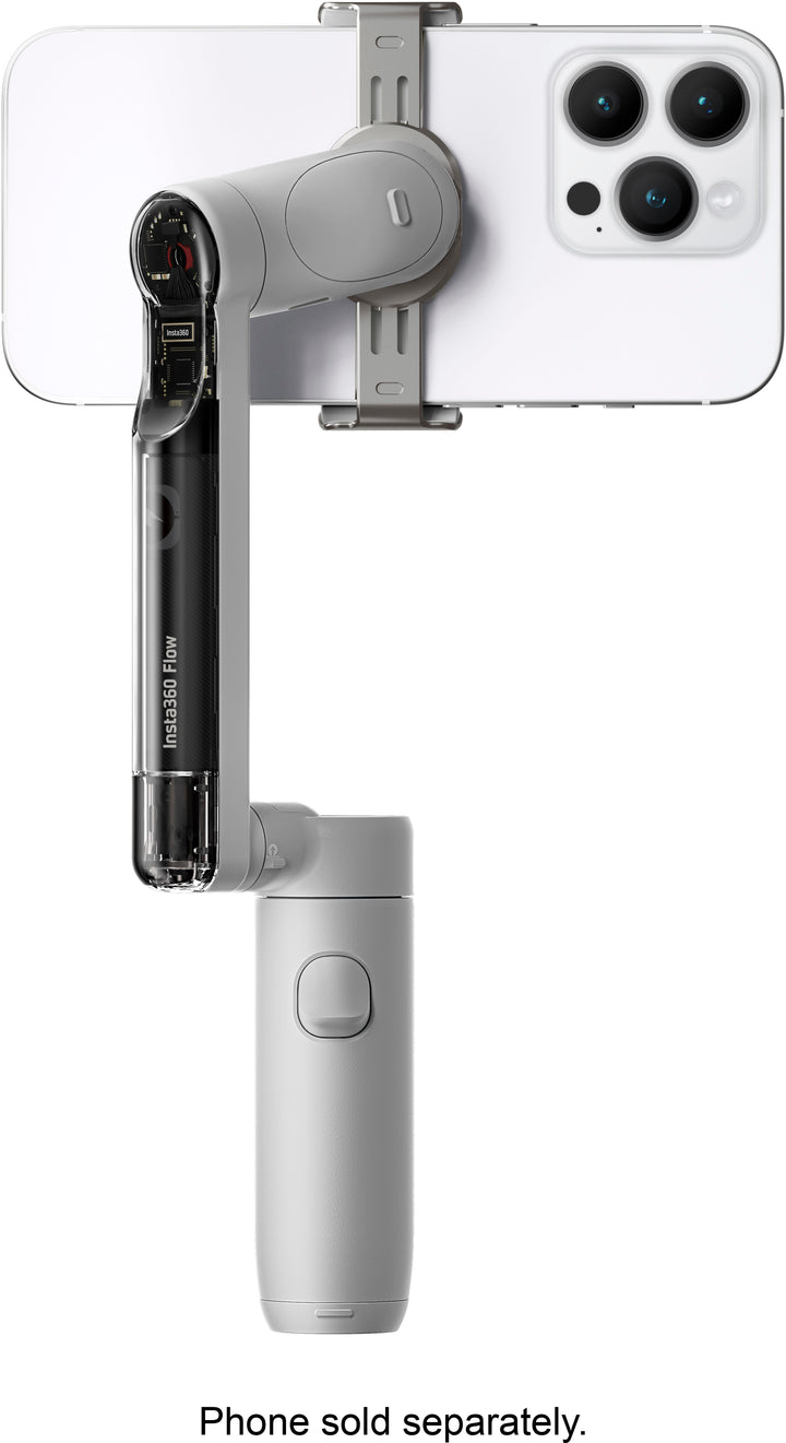 Insta360 - Flow Standard 3-axis Gimbal Stabilizer for Smartphones with built-in Tripod - Gray_6