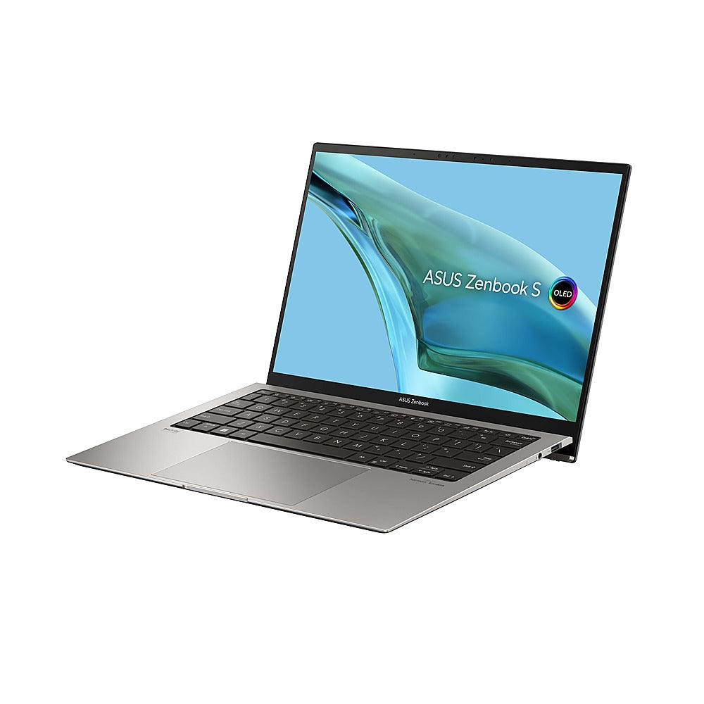 ASUS - Zenbook S 13" 60Hz Laptop OLED - EVO Intel 13 Gen  Core i7 with 32GB Memory - Intel Iris Xe - 1TB SSD - Silver_1