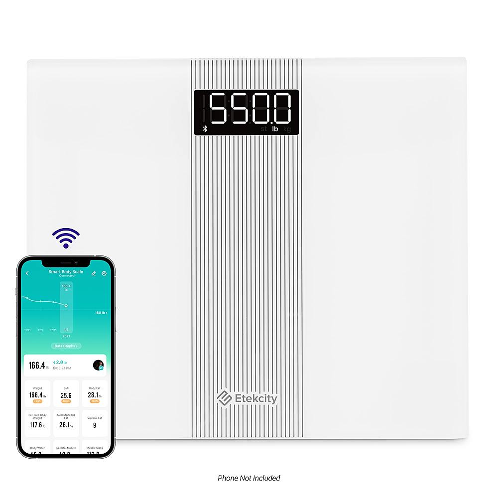 Etekcity - 550-Pound Smart Digital Body Weight Scale - White_13