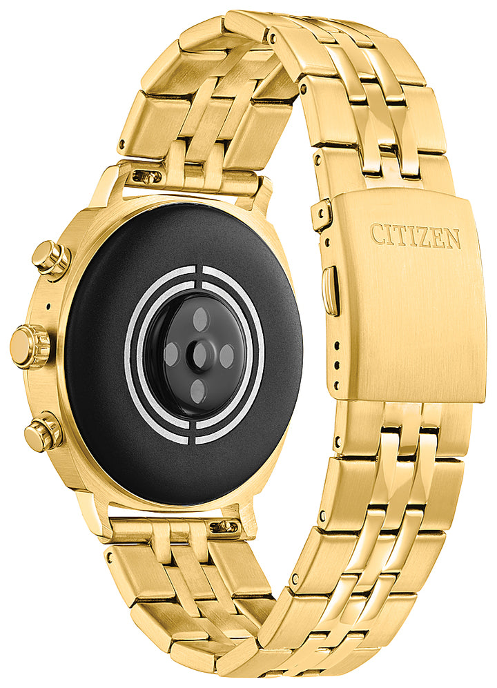 Citizen - CZ Smart 41mm Unisex Stainless Steel Casual Smartwatch with IP Stainless Steel Bracelet - Gold_3