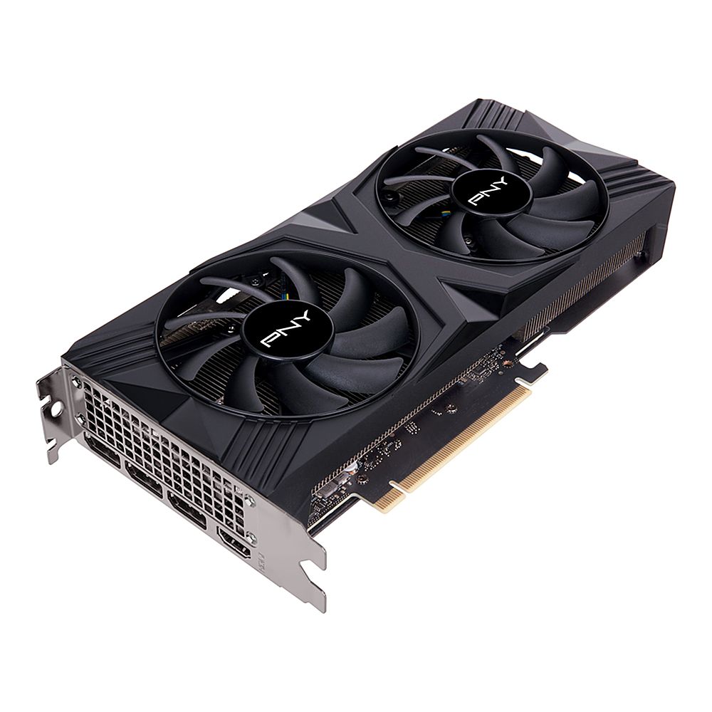 PNY - NVIDIA GeForce RTX 4070 12GB GDDR6X PCI Express 4.0 Graphics Card with Dual Fan and DLSS 3 - Black_8