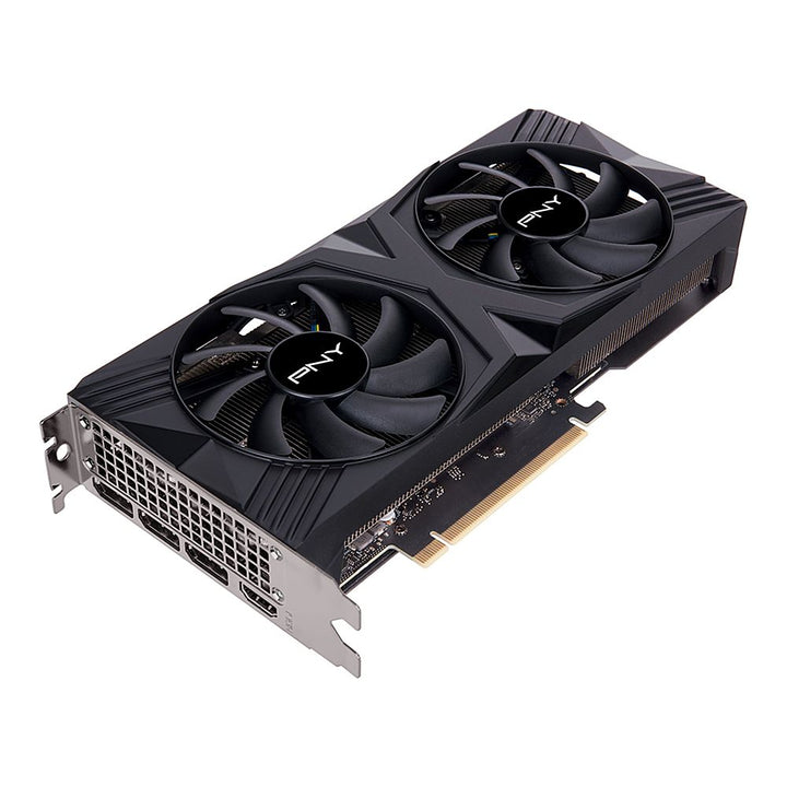 PNY - NVIDIA GeForce RTX 4070 12GB GDDR6X PCI Express 4.0 Graphics Card with Dual Fan and DLSS 3 - Black_8