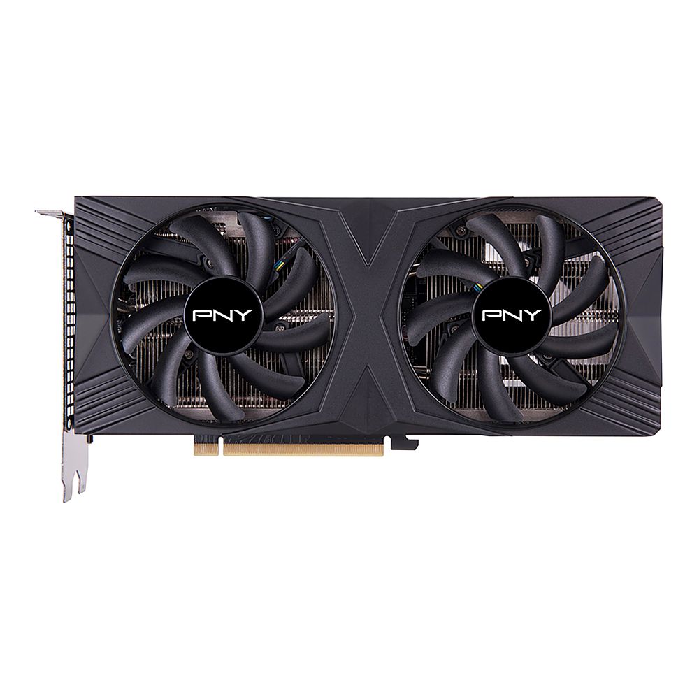 PNY - NVIDIA GeForce RTX 4070 12GB GDDR6X PCI Express 4.0 Graphics Card with Dual Fan and DLSS 3 - Black_1