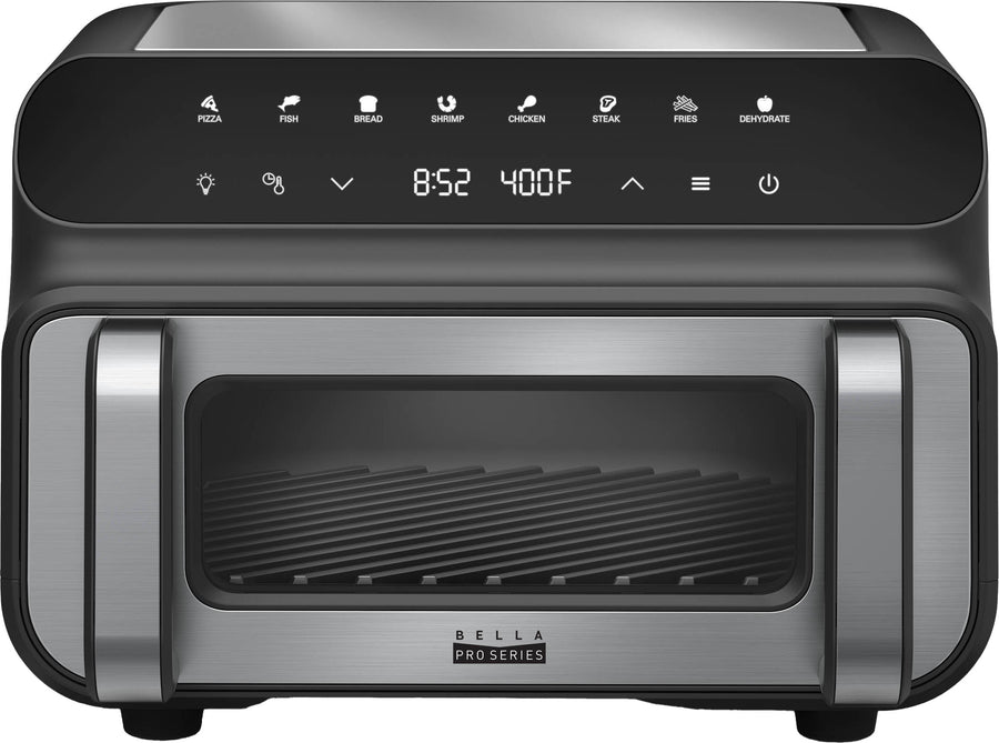 Bella Pro Series - 10.5-qt. 5-in-1 Indoor Grill and Air Fryer - Black_0