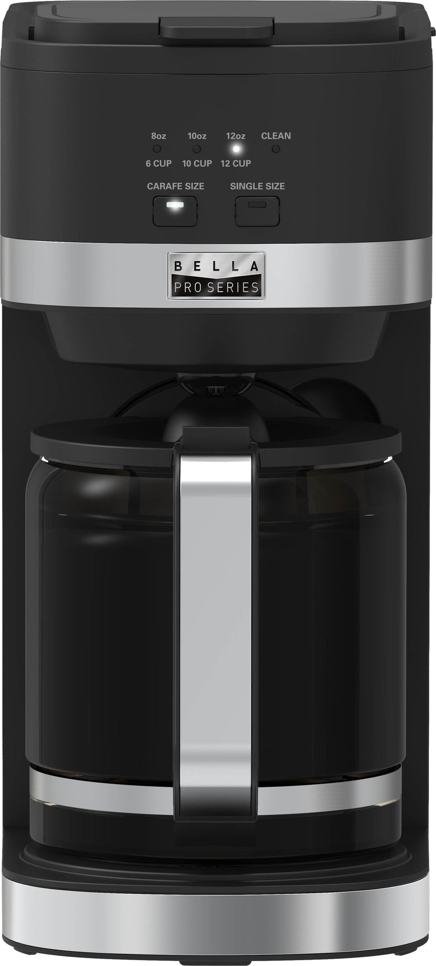Bella Pro Series - Single Serve & 12-Cup Coffee Maker Combo - Black_0