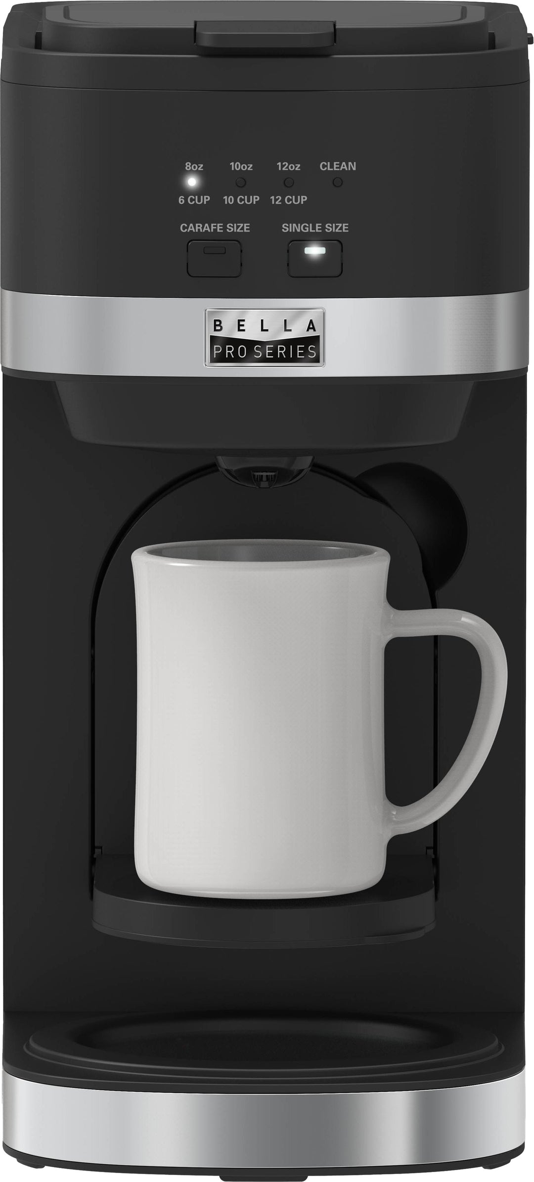 Bella Pro Series - Single Serve & 12-Cup Coffee Maker Combo - Black_2