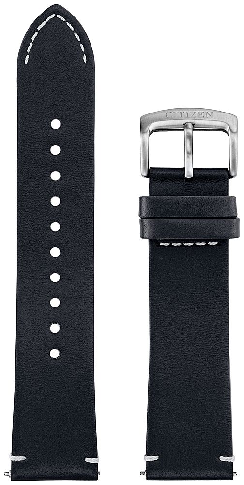 Leather Band for Citizen CZ Smartwatch 22mm - Black_0