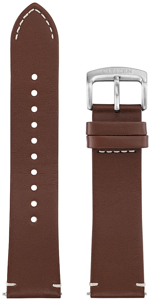 Leather Band for Citizen CZ Smartwatch 22mm - Brown_0