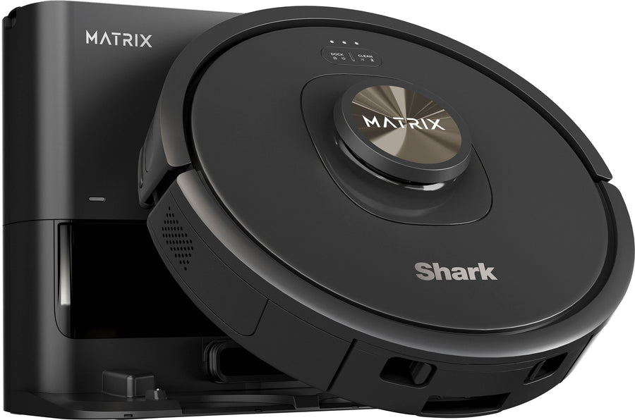 Shark Matrix Self-Emptying Robot Vacuum with Precision Home Mapping and Extended Runtime, Wi-Fi Connected - Black_0