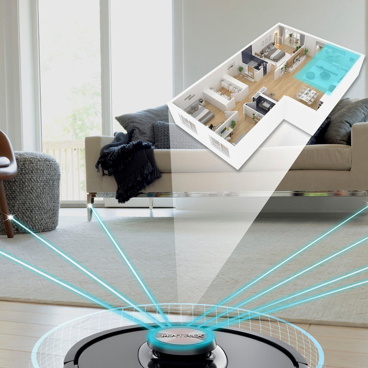 Shark Matrix Self-Emptying Robot Vacuum with Precision Home Mapping and Extended Runtime, Wi-Fi Connected - Black_7