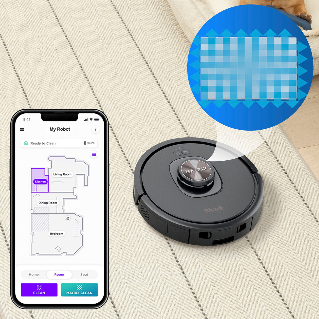 Shark Matrix Self-Emptying Robot Vacuum with Precision Home Mapping and Extended Runtime, Wi-Fi Connected - Black_5