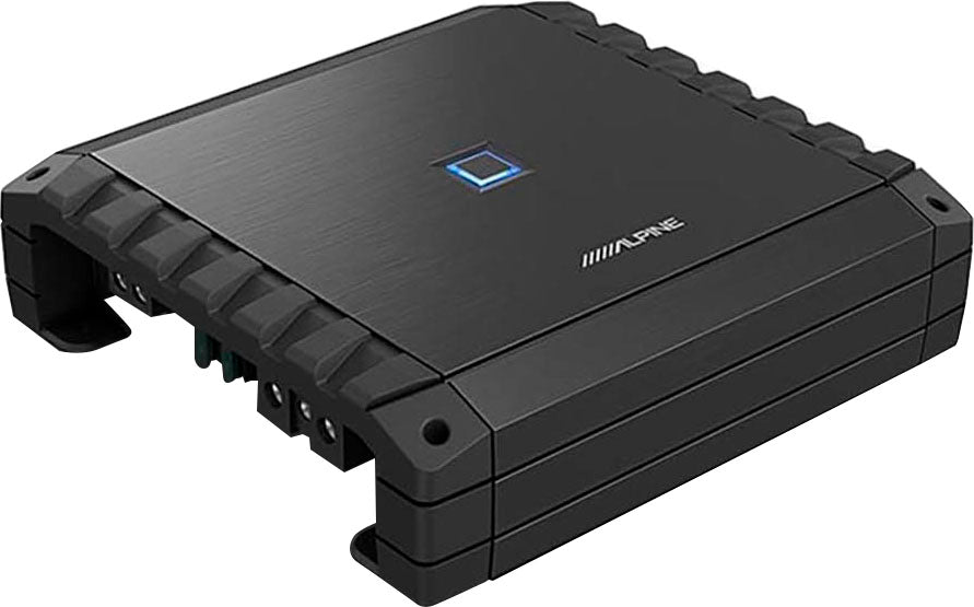 Alpine - S-Series Class D Mono Amplifier with Variable Crossovers - Black_0