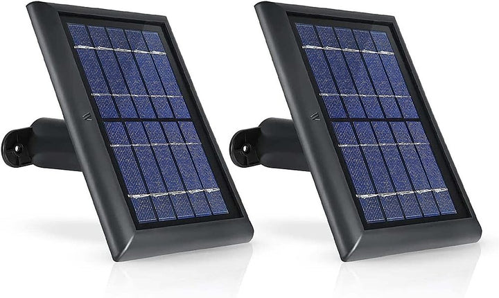 Wasserstein - Mountable Solar Panels for Arlo Essential and Essential XL Spotlight Security Cameras (2-Pack) - Black_0