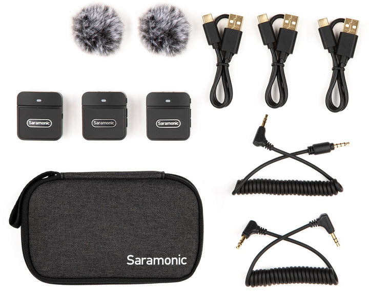 Saramonic - Blink 100 B2 Ultra-Portable 2-Person Clip-On Wireless Microphone System for Cameras & Mobile Devices_0