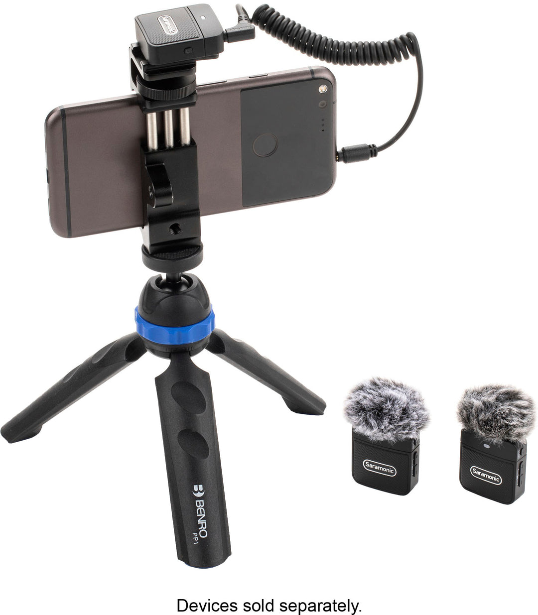 Saramonic - Blink 100 B2 Ultra-Portable 2-Person Clip-On Wireless Microphone System for Cameras & Mobile Devices_1