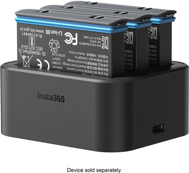 Insta360 - X3 Fast Battery Charger Hub - Black_1