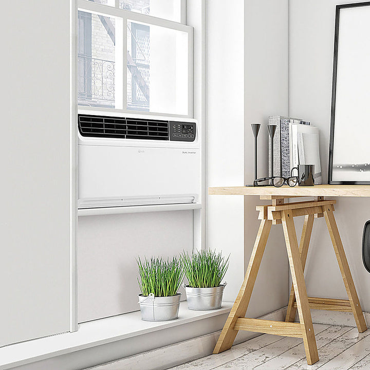 LG - 1,000 Sq. Ft. 18,000 BTU Smart Window Air Conditioner - White_4