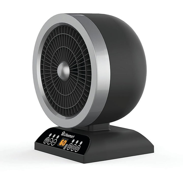 Lifesmart - 1,500-Watt Electric Space Heater - Black_2