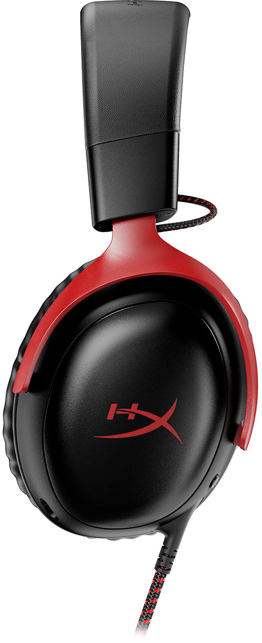 HyperX - Cloud III Wired Gaming Headset for PC, PS5, PS4, Xbox Series X|S, Xbox One, Nintendo Switch, and Mobile - Black/red_1