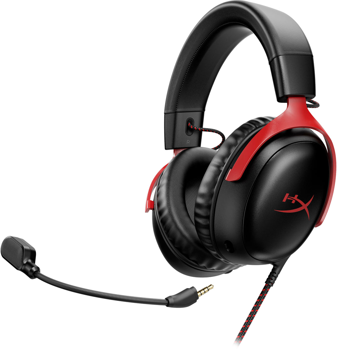 HyperX - Cloud III Wired Gaming Headset for PC, PS5, PS4, Xbox Series X|S, Xbox One, Nintendo Switch, and Mobile - Black/red_9