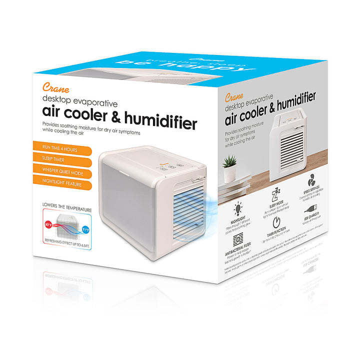 CRANE - Desktop Air Cooler & Humidifier - White_1