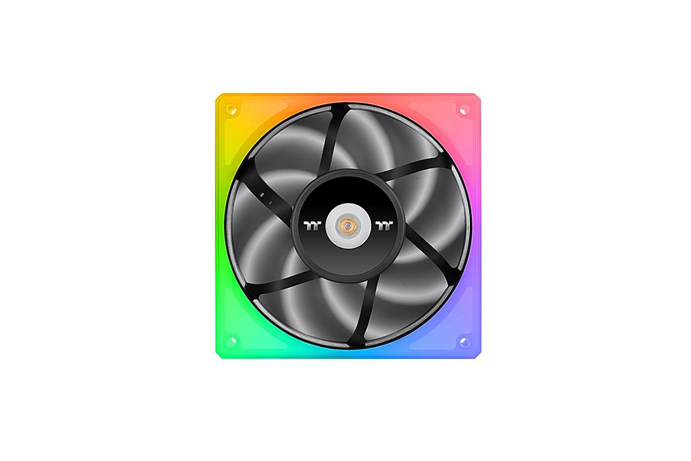 Thermaltake - TOUGHFAN 12 RGB 120mm Cooling Fan Kit Luminous Fan Frame 3-Pack - Black_6