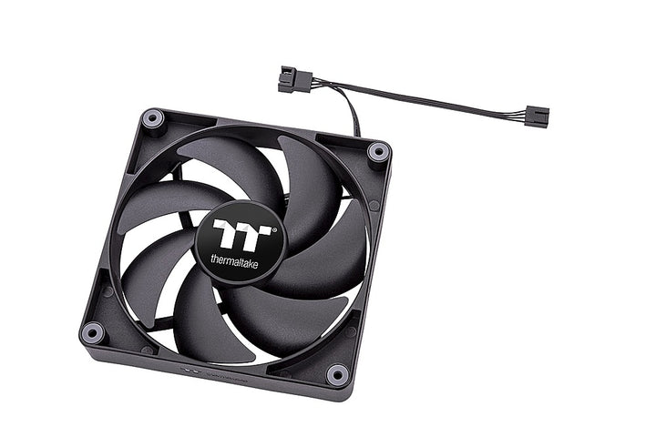 Thermaltake - CT 120 - 120mm Cooling Fan Kit with Daisy-Chain Design 2-Pack - Black_3