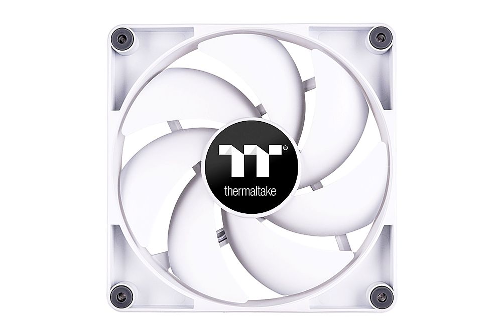 Thermaltake - CT 120 - 120mm Cooling Fan with Daisy-Chain Design 2-Pack Kit - White_6
