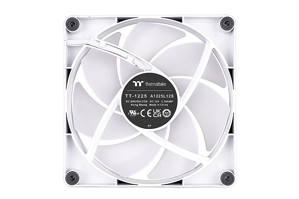 Thermaltake - CT 120 ARGB Sync 120mm Cooling Fan with Daisy-Chain Design 2-Pack Kit - White_7