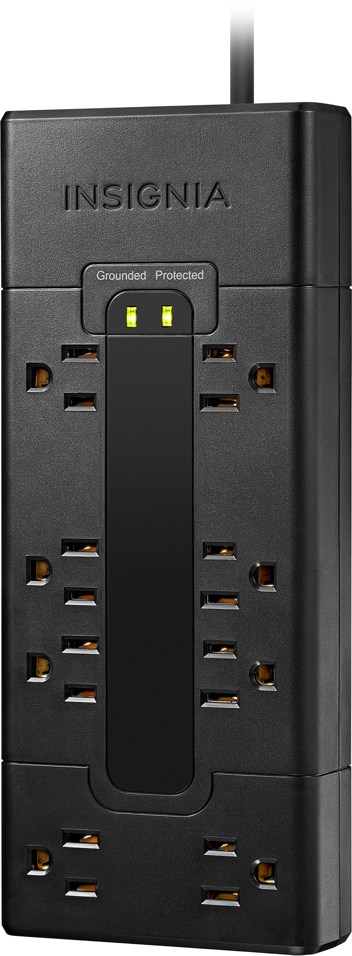 Insignia™ - 8-Outlet 1,200 Joules Surge Protector - Black_7