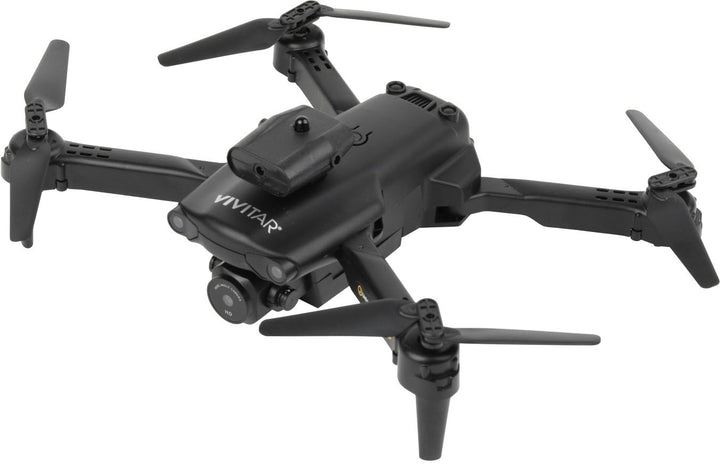 Vivitar - Air View Foldable Drone with Remote - Black_6