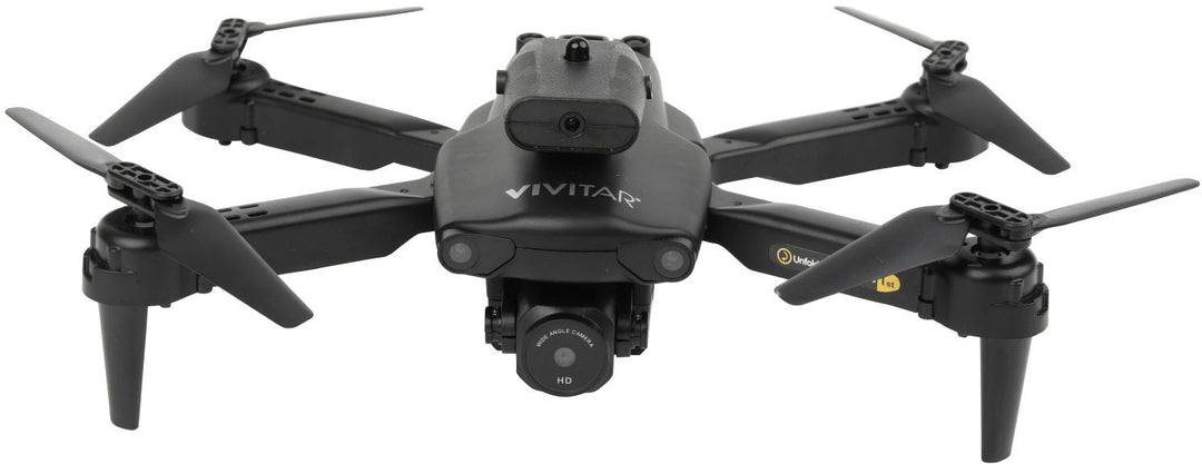 Vivitar - Air View Foldable Drone with Remote - Black_3