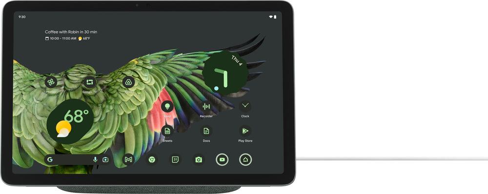 Google - Pixel Tablet with Charging Speaker Dock - 11"  Android Tablet - 128GB - Wi-Fi - Hazel_1