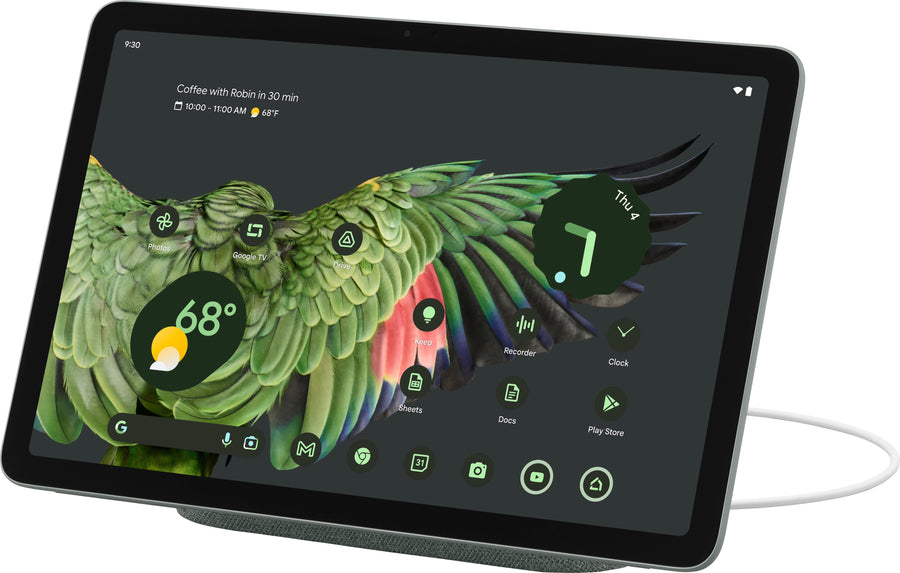 Google - Pixel Tablet with Charging Speaker Dock - 11"  Android Tablet - 128GB - Wi-Fi - Hazel_0