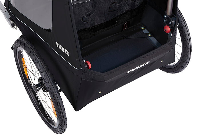 Thule - Coaster XT 2-Seat Bicycle Trailer and Stroller - Black_8