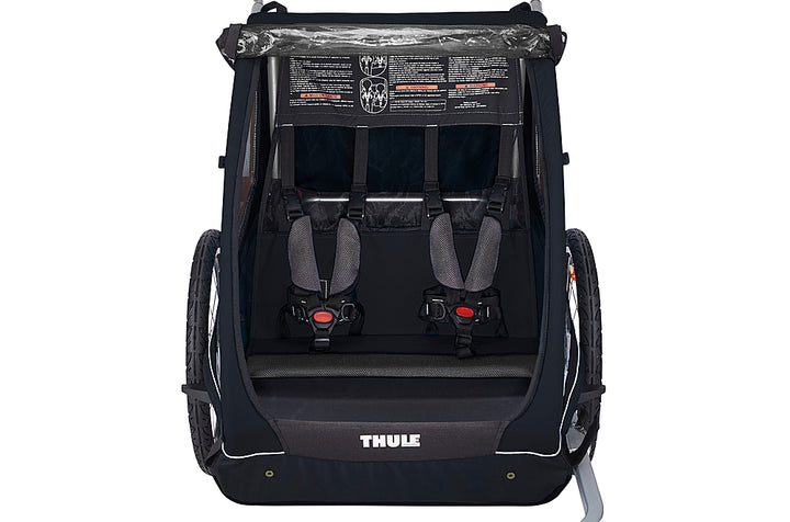Thule - Coaster XT 2-Seat Bicycle Trailer and Stroller - Black_6