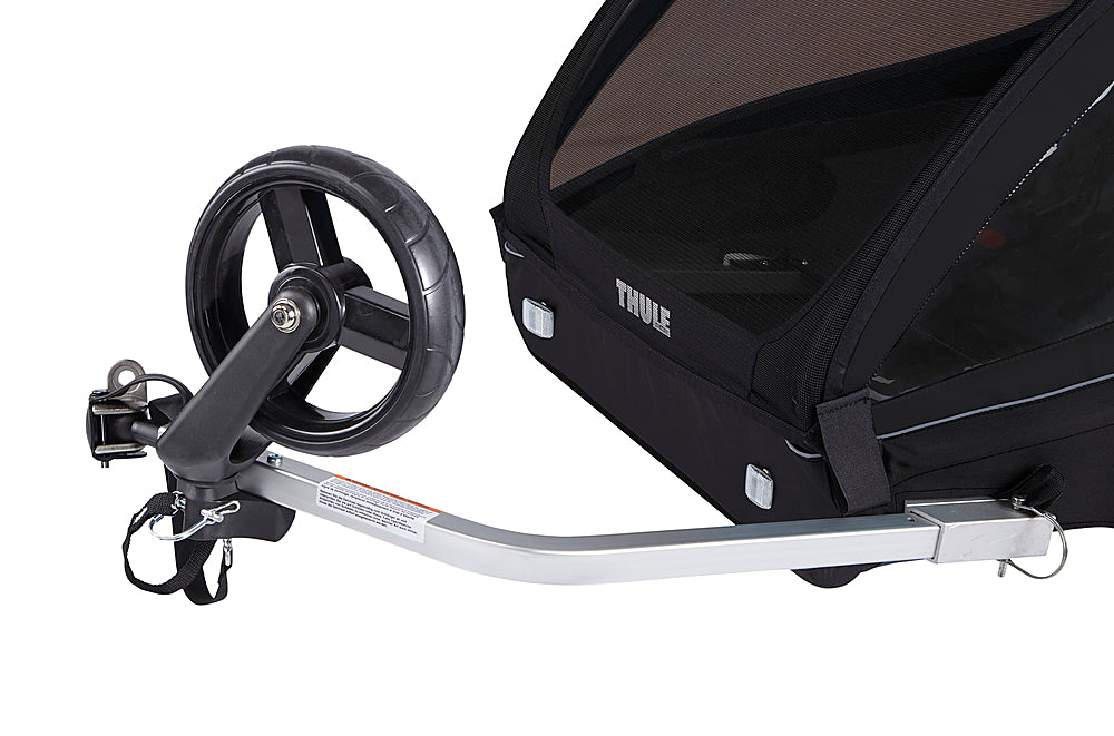 Thule - Coaster XT 2-Seat Bicycle Trailer and Stroller - Black_4