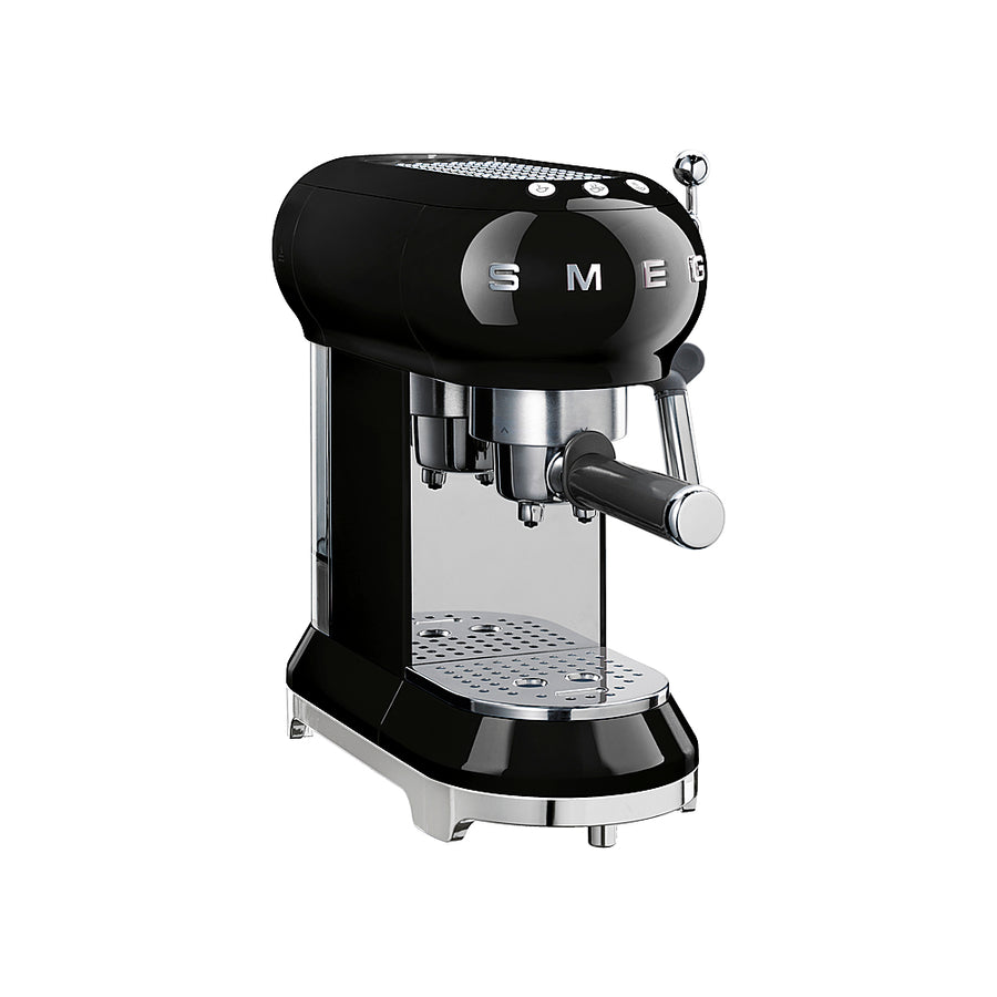 SMEG - ECF01 Semi-Automatic 15 bar pressure Espresso Machine - Black_0