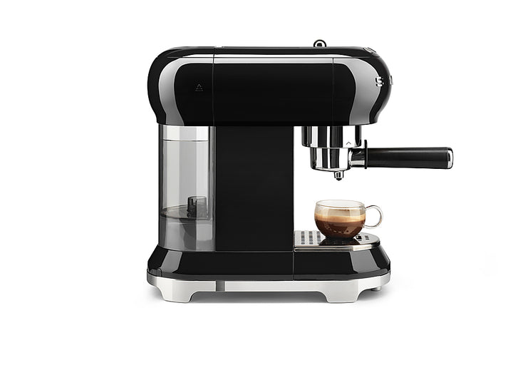 SMEG - ECF01 Semi-Automatic 15 bar pressure Espresso Machine - Black_3