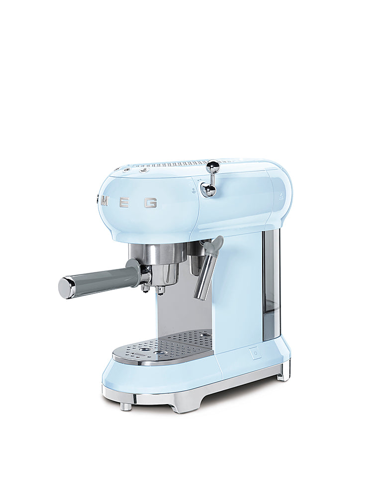 SMEG - ECF01 Semi-Automatic 15 bar pressure Espresso Machine - Pastel Blue_1